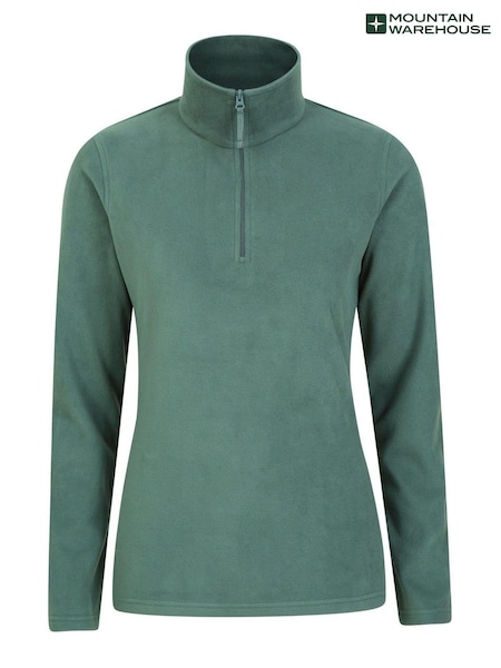 Зеленый - Mountain Warehouse Camber Half Zip Fleece (K26250) | €19