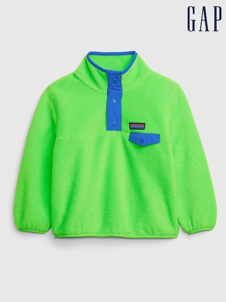 Gap Green Arctic Fleece Mockneck Pullover (K26526) | €13.50