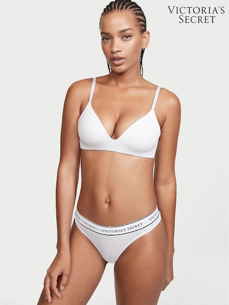 Victoria's Secret Ivory White Thong Knickers (K26653) | €10.50