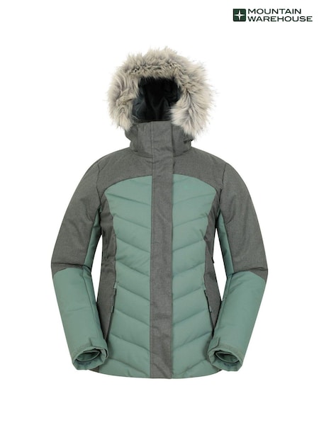 Mountain Warehouse Green Pyrenees Padded Ski Jacket - Womens (K28257) | €98