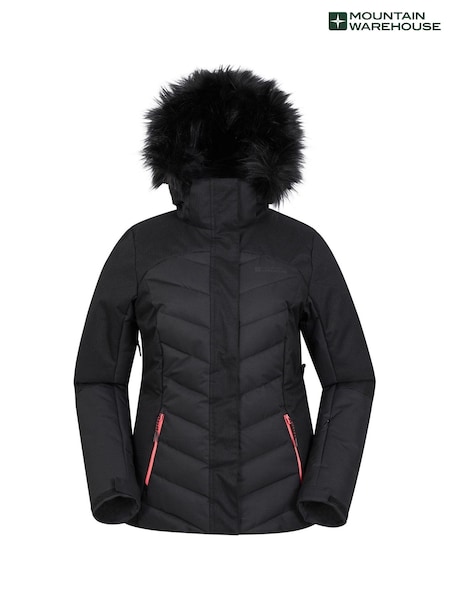 Mountain Warehouse Black Pyrenees Padded Ski Jacket - Womens (K28258) | €74