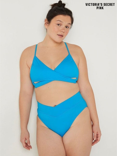 Victoria's Secret PINK Bright Marine Blue Cross Over Bikini Bottom (K28393) | €22.50