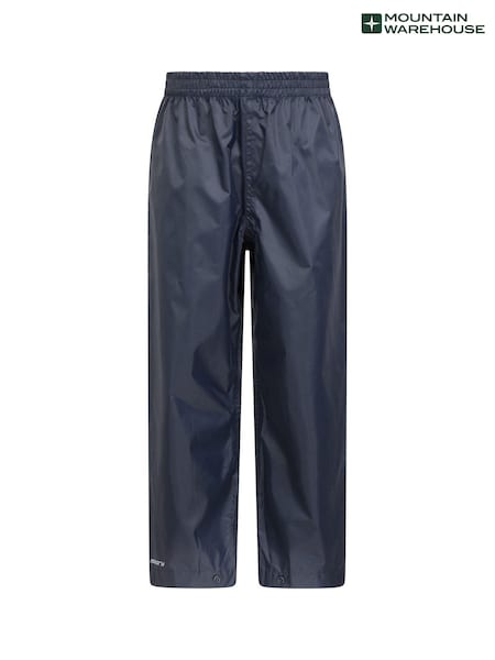Albastru - Mountain Warehouse Pakka impermeabil peste Pantaloni - Copii (K28520) | 95 LEI