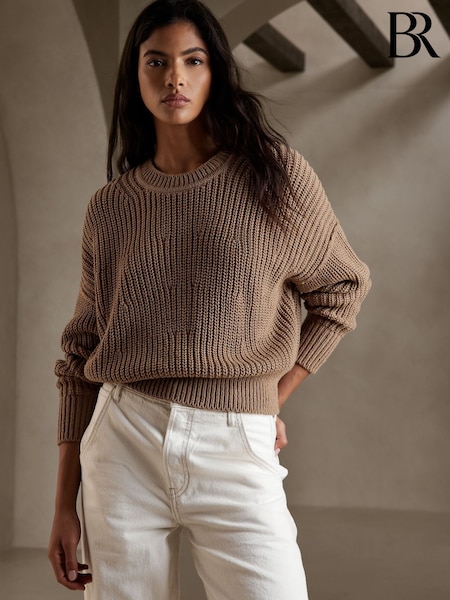 Beige - Banana Republic Tiernan Cotton Jumper (K29382) | 61 €