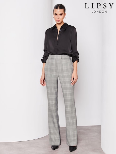 Lipsy Smart Bootleg Kick Flare Trousers (K29971) | 159 LEI