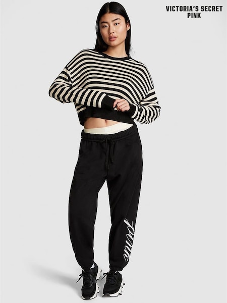 Victoria's Secret PINK Pure Black Fleece Joggers (K30937) | €45