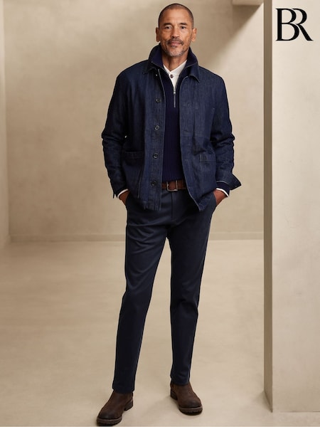 Темно-синий - Banana Republic Slim Rapid Movement Chino (K32092) | €99
