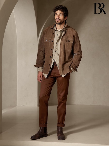 Banana Republic Chocolate Brown Slim Rapid Movement Chinos (K32094) | €5.50