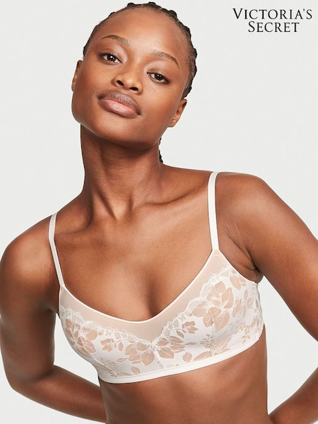 Victoria's Secret Almost Nude Lace Bralette Angelight Bra (K33499) | €15.50