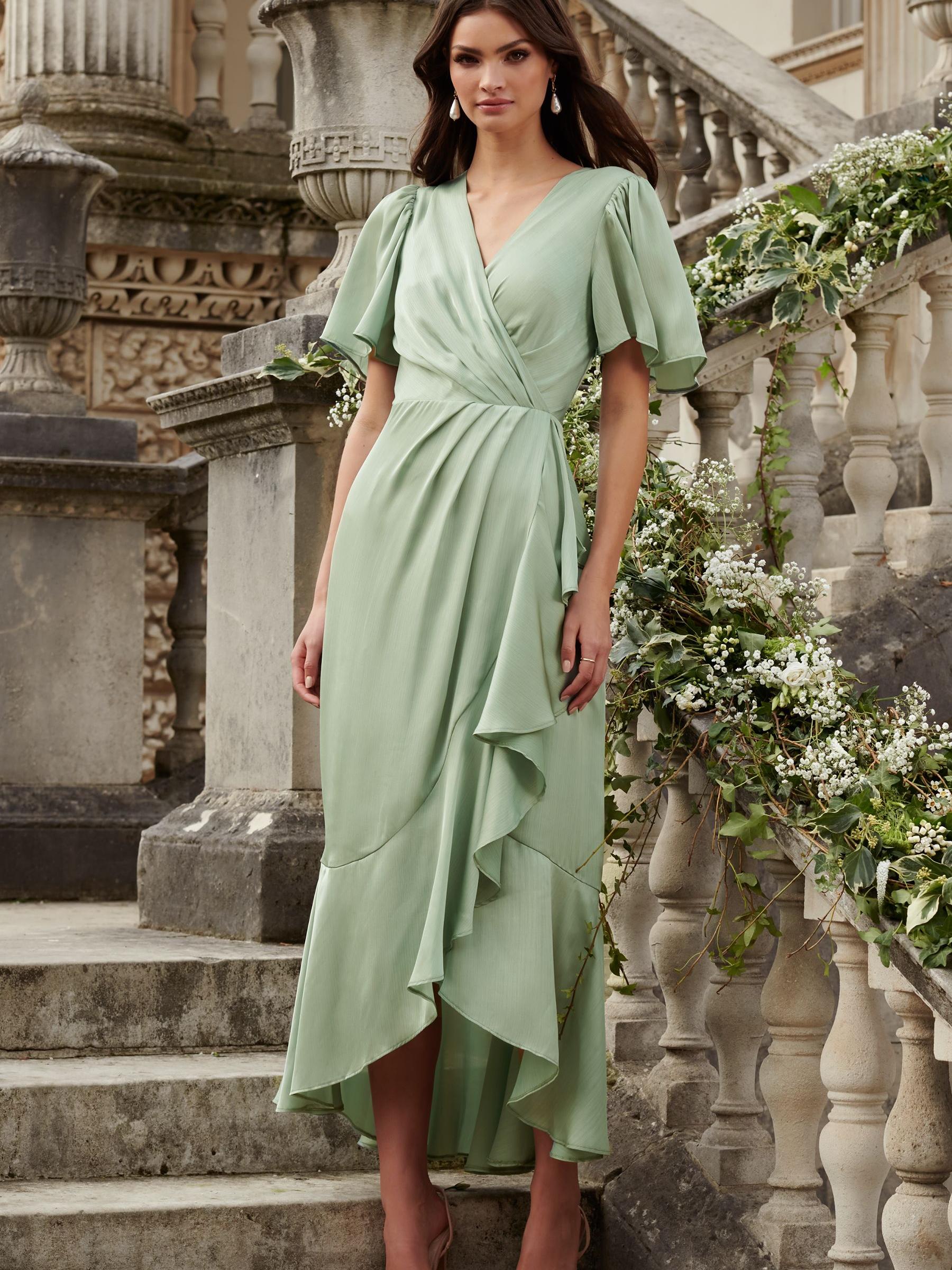 Women s Lipsy Wrap Wedding Guest Midi Dresses Next Luxembourg
