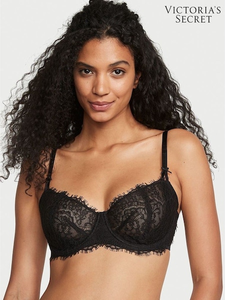 Victoria's Secret Black Wicked Unlined Lace Balcony Bra (K35189) | €17