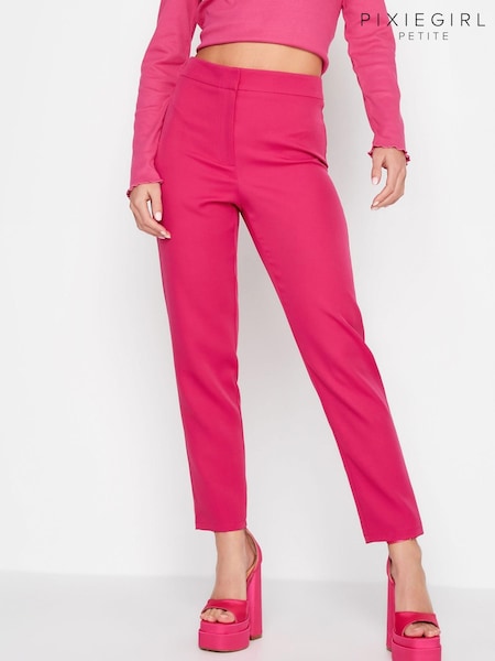 Pink - PixieGirl Petite Scuba Slim Leg Trouser (K37085) | 25 €