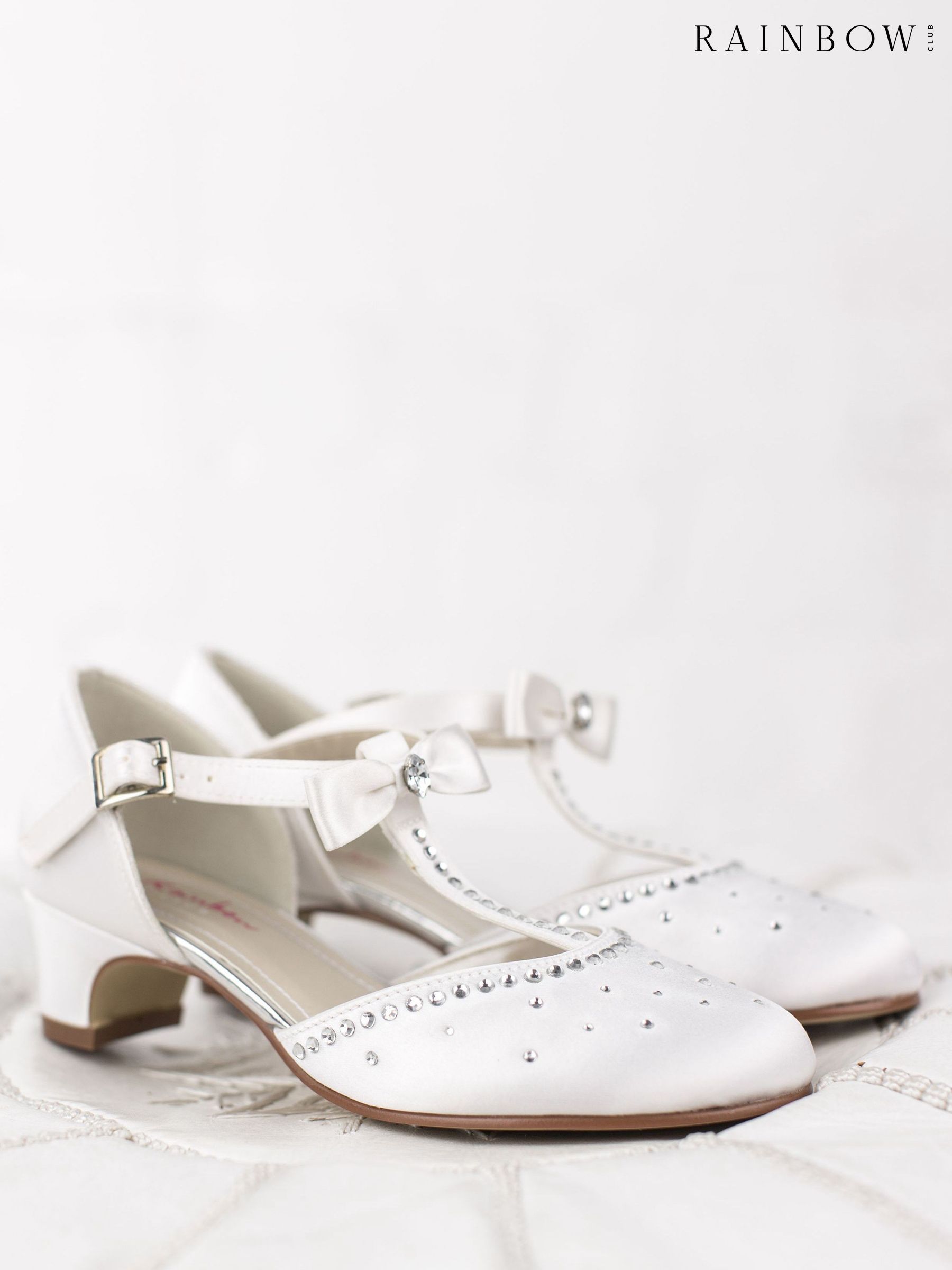 Clearance Rainbow Club White Flower Girl Shoes Next Luxembourg