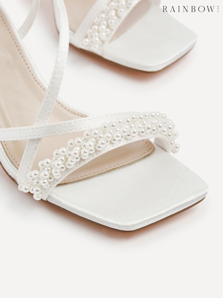 Rainbow Club Ivory Maisie Satin Bridesmaid  Shoes - Kids (K40317) | €20