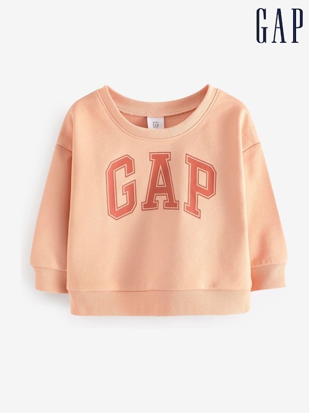 Gap Orange Logo Crew Neck Sweatshirt (K40697) | €2