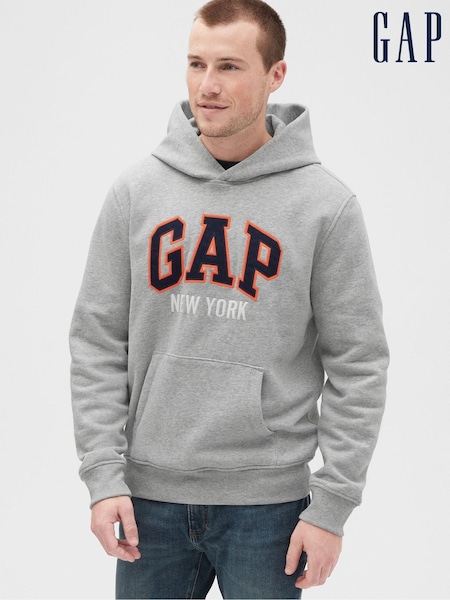 Gap Grey New York Logo Hoodie (K41161) | €15