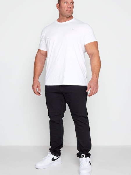 Negru - BadRhino Big &Înalt Blugi mulați (K42994) | 121 LEI