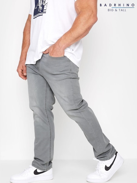 BadRhino Big & Tall Grey Stretch Jeans (K43002) | €20