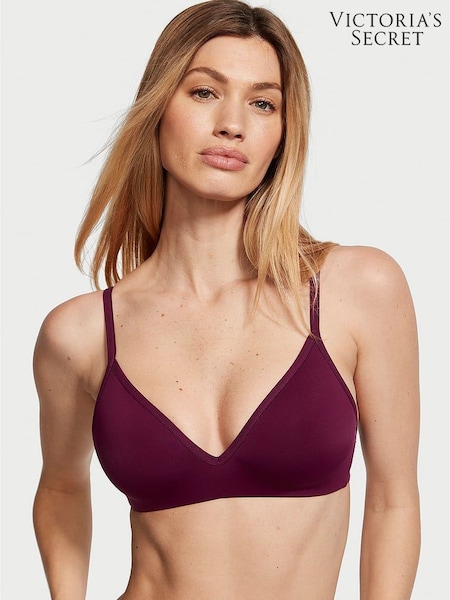 Victoria's Secret Kir With Black Red Mini Logo Non Wired Lightly Lined Bra (K43656) | €15.50