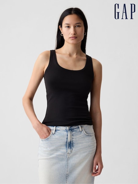 Gap Black Modern Cotton-Modal Vest (K43849) | €15.50