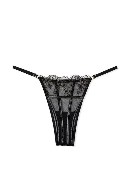 Victoria's Secret Black Patent Leather Brazilian Knickers (K43953) | €19.50