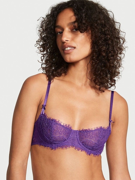 Victoria's Secret Violetta Purple Lace Unlined Balcony Bra (K43964) | €22