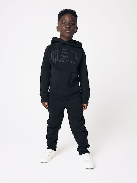 Gap Black Logo Overhead Hoodie (4-13yrs) (K45038) | €15.50
