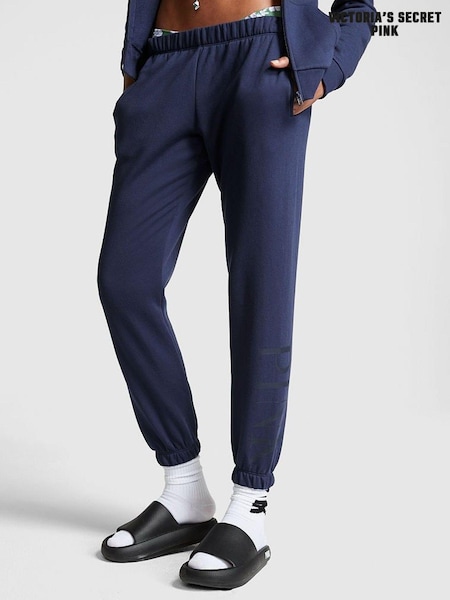 Victoria's Secret PINK Midnight Navy Blue Everyday Fleece Classic Joggers (K46796) | €22