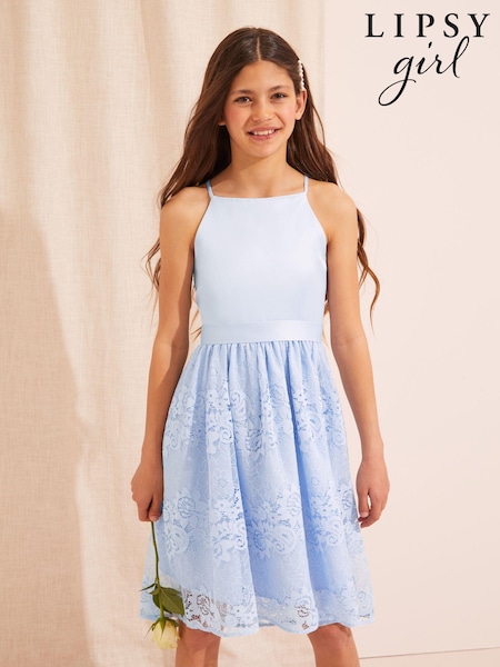 Blau - Lipsy Lace Skirt Occasion Dress (K47136) | 32 € - 37 €