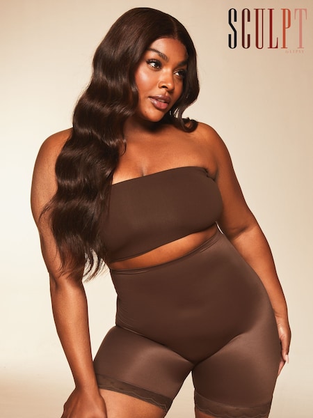 Lipsy Sculpt Medium Tummy Control Mid Thigh Shapewear Short (K47559) | 106 LEI