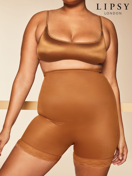 Lipsy Sculpt Medium Tummy Control Mid Thigh Shapewear Short (K47560) | 106 LEI