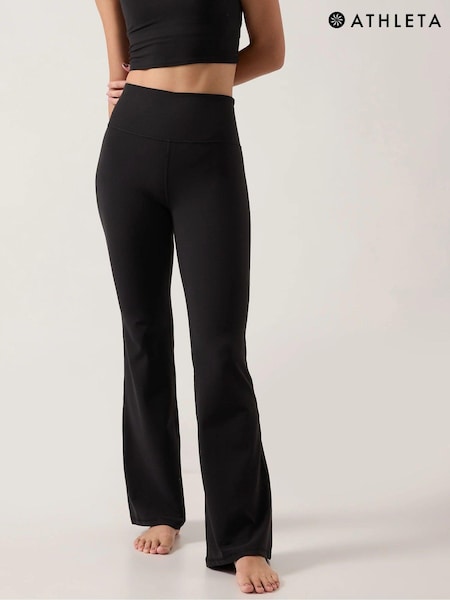 Athleta Black Flare Elation Ultra High Waisted Leggings (K48961) | €106