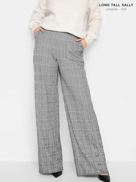 Long Tall Sally Black Wide Leg Trouser (K49396) | €22