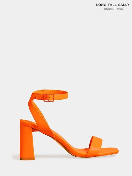 Оранжевый - Long Tall Sally Block Heel High Colour Sandal (K49494) | €21