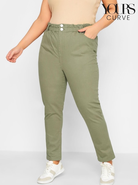 Yours Curve Elastic Waist Mom Jean (K49535) | €20