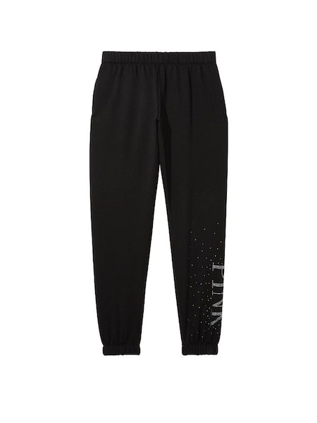 Victoria's Secret PINK Pure Black Shine Everyday Fleece Classic Joggers (K49783) | €20.50