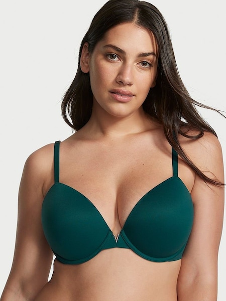 Victoria's Secret Black Ivy Green Smooth Lightly Lined Demi Bra (K52467) | €23