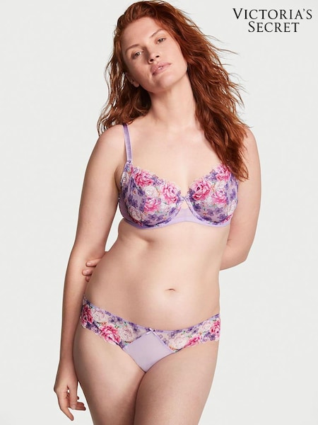 Victoria's Secret Jasmine Purple Embroidered Cheeky Knickers (K52506) | €15.50
