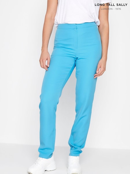 Long Tall Sally Blue Slim Leg Trouser (K53139) | €23