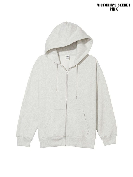 Victoria's Secret PINK Heather Stone Grey Fleece Hoodie (K55455) | €29