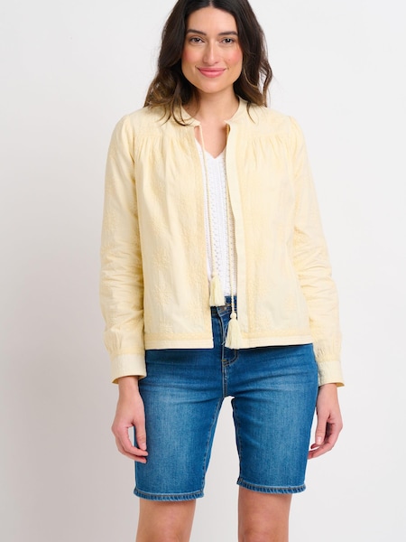 Brakeburn Yellow Broderie Bomber Jacket (K56580) | €15