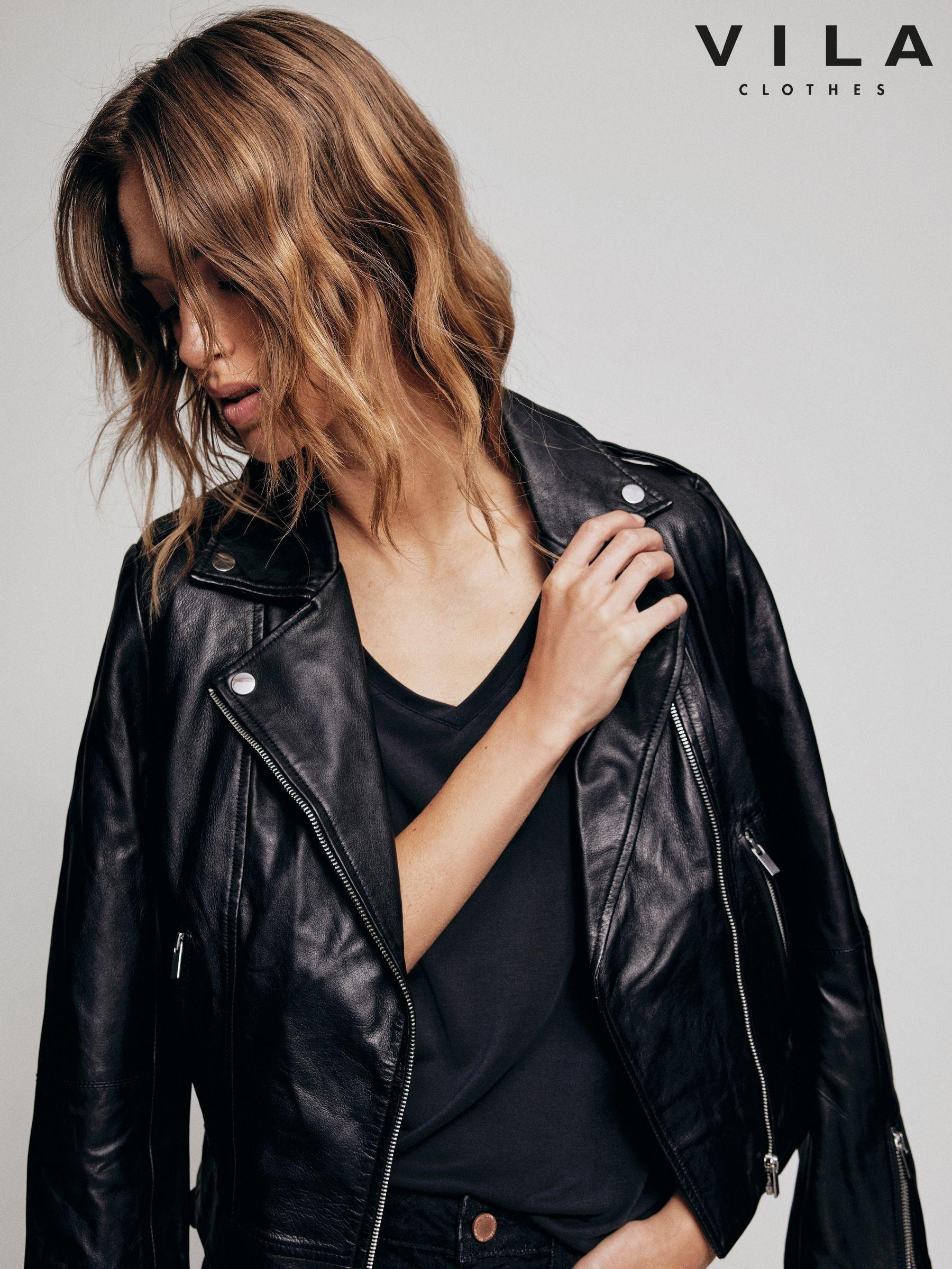 Vila biker jacket 2025