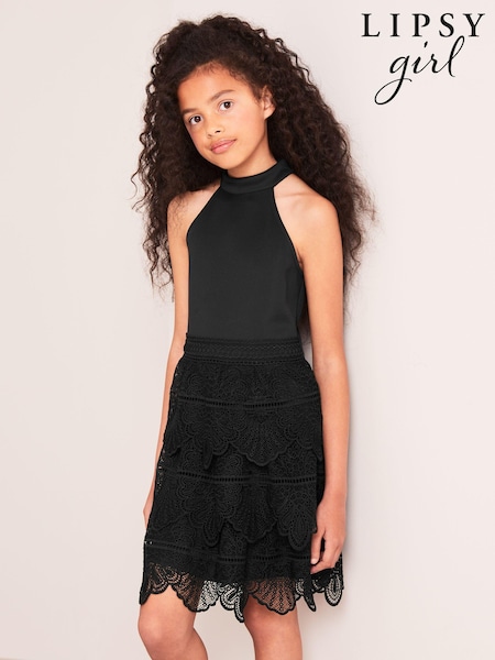 Lipsy Tierred Lace Occasion Dress (K57717) | 15 € - 17 €