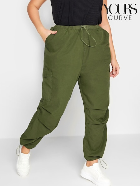 Grün - Yours Curve Parachute Cargo Trouser (K58116) | 22 €
