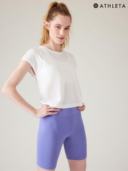 Athleta White Ultimate Hybrid T-Shirt (K59055) | €11.50