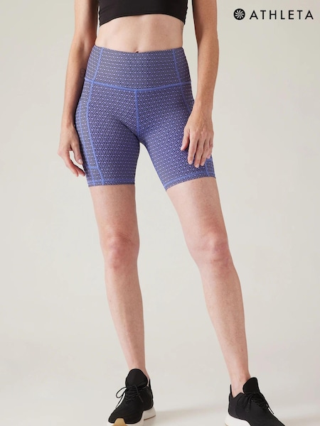 Athleta Blue Ultimate Stash Monogram Short (K59063) | €20.50