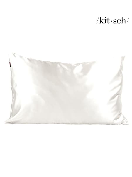 Kitsch Ivory Satin Pillowcase (K59190) | €19