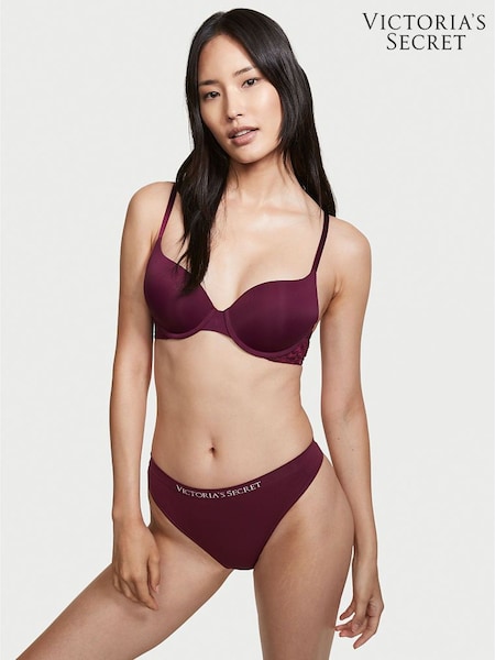 Victoria's Secret Kir Red Smooth Seamless Thong Knickers (K59456) | €10.50