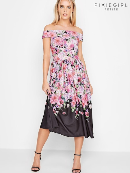 PixieGirl Petite Bardot Dress (K60289) | €27