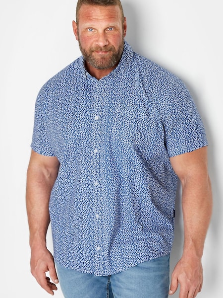 BadRhino Big & Tall Blue Poplin Shirt (K60442) | €16